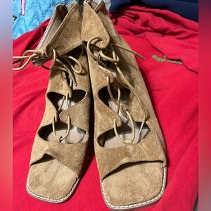 “Hey Girl” by Corey’s Camel Colored Sandals